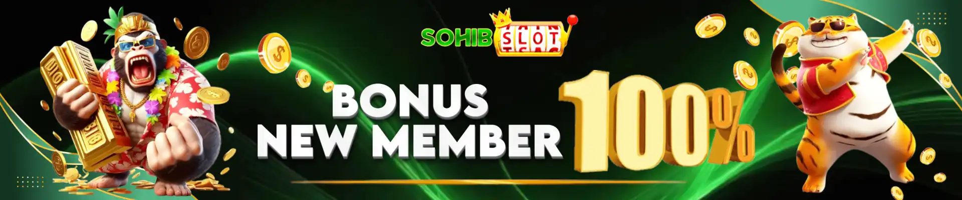 BONUS NEW MEMBER 100%